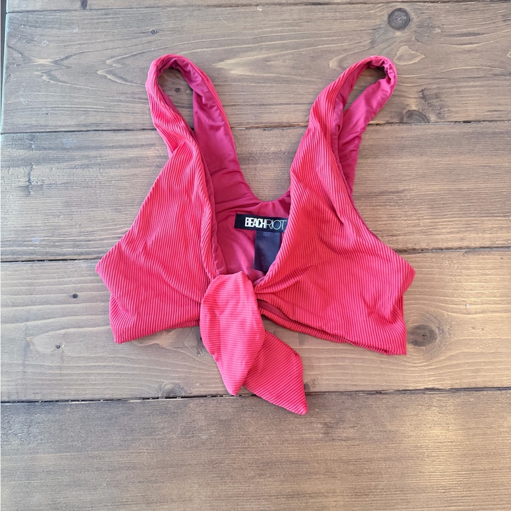 Beach Riot Dallas Ribbed Bikini Top - Picture 2 of 4